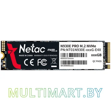 SSD диск Netac N930E PRO 512GB NT01N930E-512G-E4X
